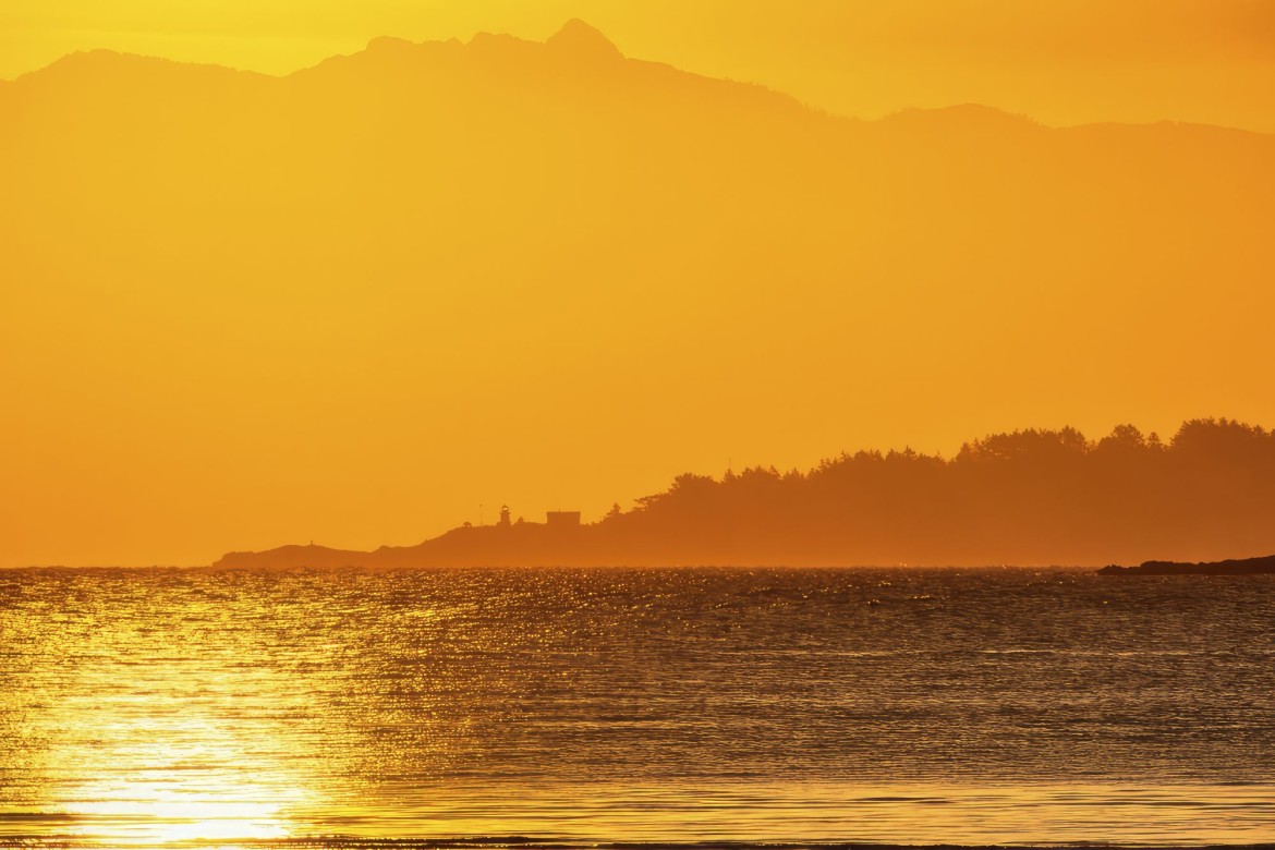 Thanksgiving Weekend On Vancouver Island - sunset at Rathtrevor Beach