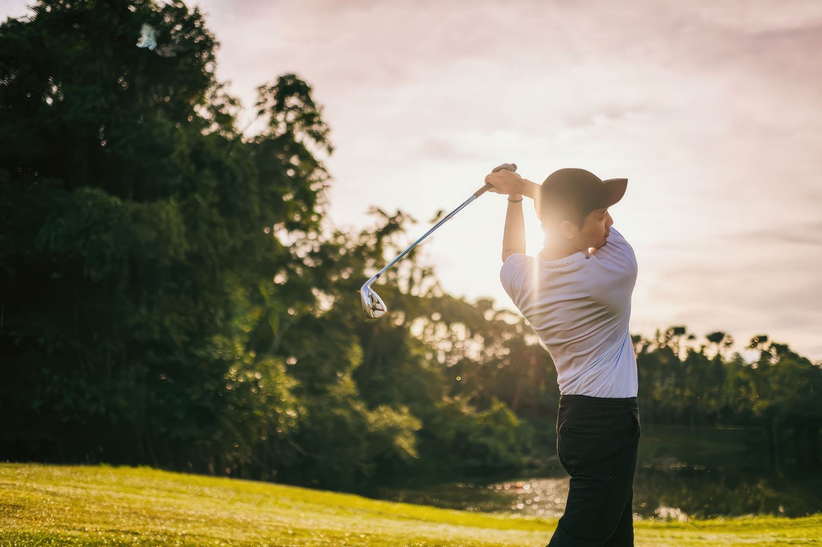 Golfing in Parksville