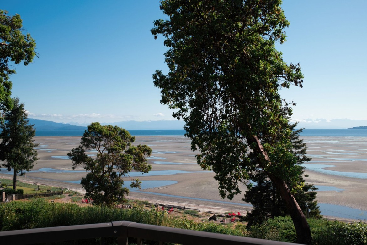 View of Rathtrevor Beach from Beach Acres Resort