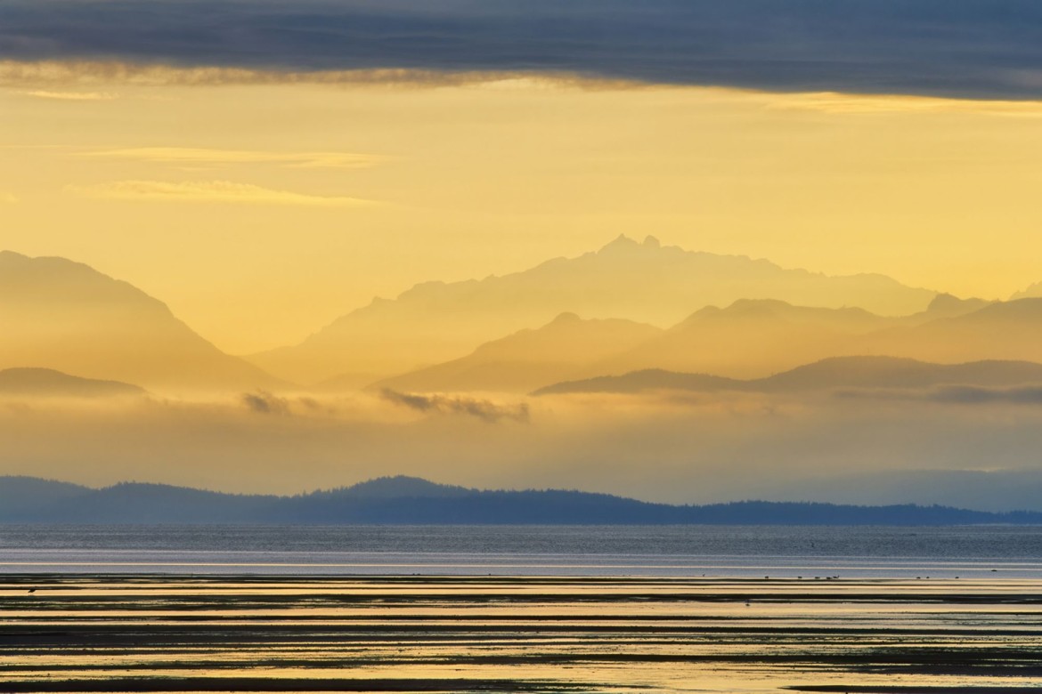 Sunset at Rathtrevor Beach 